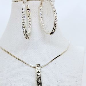 NF*Sparkly Jewelry collection Sliver-tone